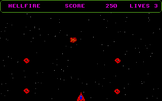 Hellfire atari screenshot